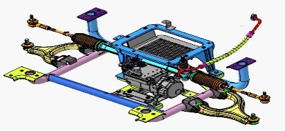 FRAME ASM DRIVETRAIN & FRT SUSPENSION