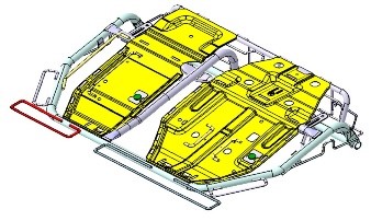 60 CUSHION FRAME WELDING ASSY