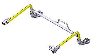 40 CSUHION CONNECT SUPPORT TUBE WELING ASM