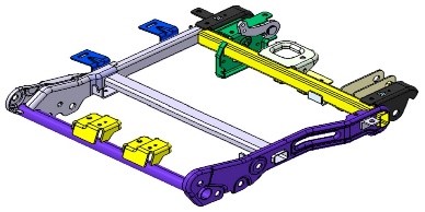 40 BASE CUSHION FRAME WELDING ASM