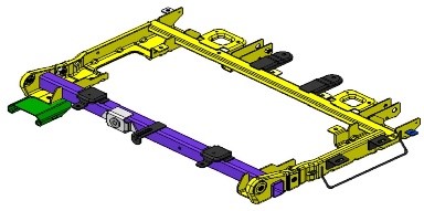 60 BASE CUSHION FRAME WELDING ASM